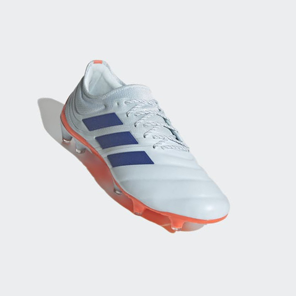 Botas De Futbol Adidas Copa 20.1 Firm Ground Mujer Chile Azules - KTNRGA253