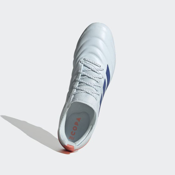 Botas De Futbol Adidas Copa 20.1 Firm Ground Mujer Chile Azules - KTNRGA253