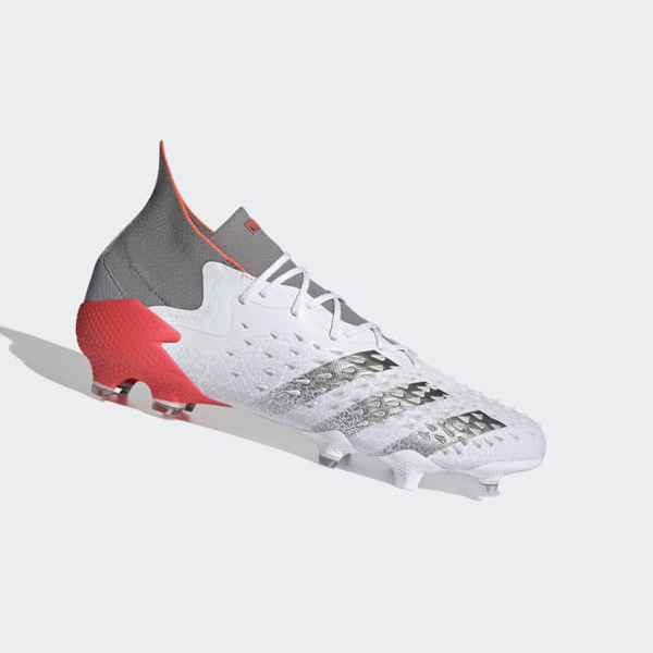 Botas De Futbol Adidas PREDATOR FREAK .1 FG Hombre Chile Blancas - HITBMP270
