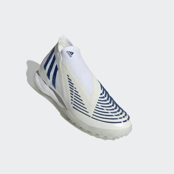 Botas De Futbol Adidas Predator Edge.1 Turf Mujer Chile Blancas - VWFBPG427
