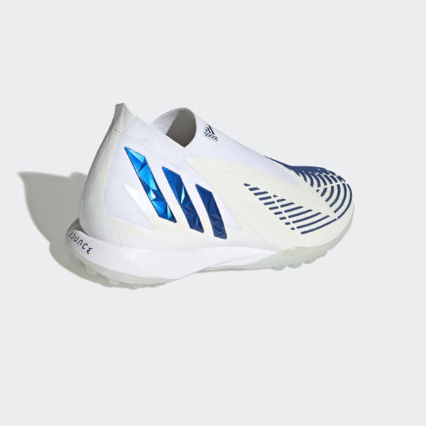 Botas De Futbol Adidas Predator Edge.1 Turf Mujer Chile Blancas - VWFBPG427