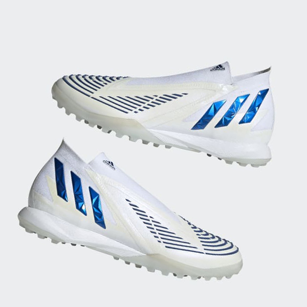 Botas De Futbol Adidas Predator Edge.1 Turf Mujer Chile Blancas - VWFBPG427