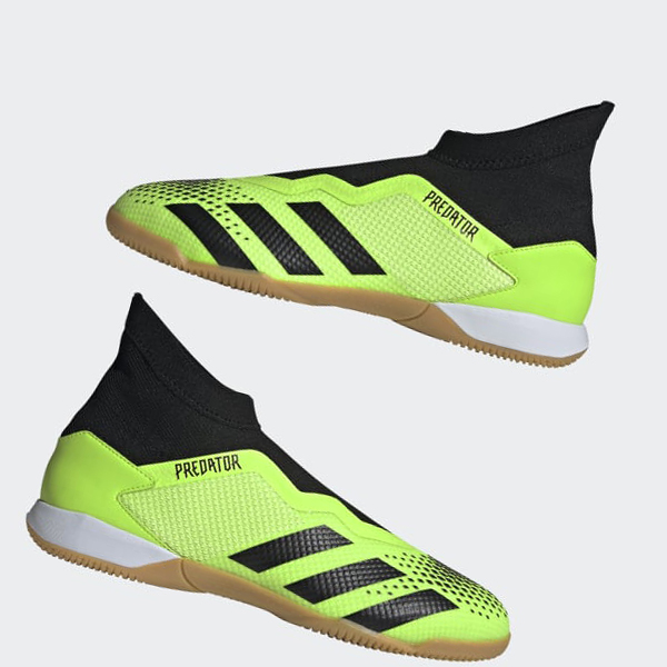 Botas De Futbol Adidas Predator Mutator 20.3 Laceless Indoor Mujer Chile Verde - HWUPJG716