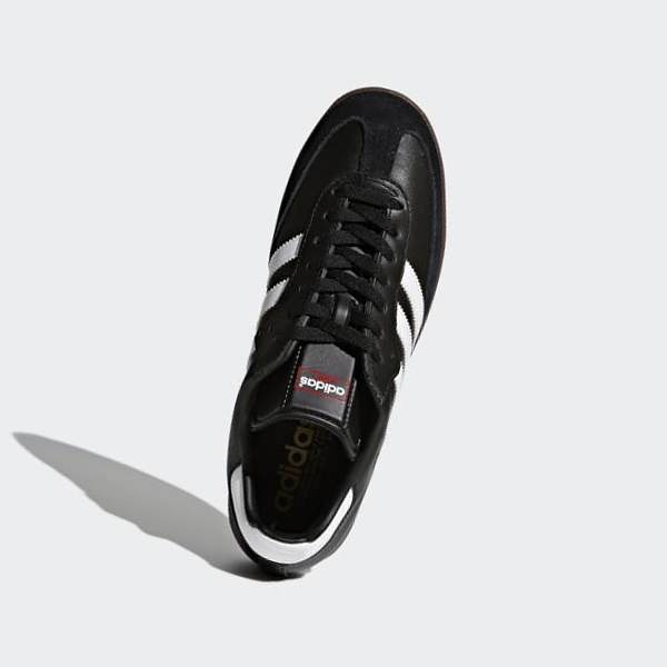 Botas De Futbol Adidas Samba Cuero Hombre Chile Negras - TKWIXN706