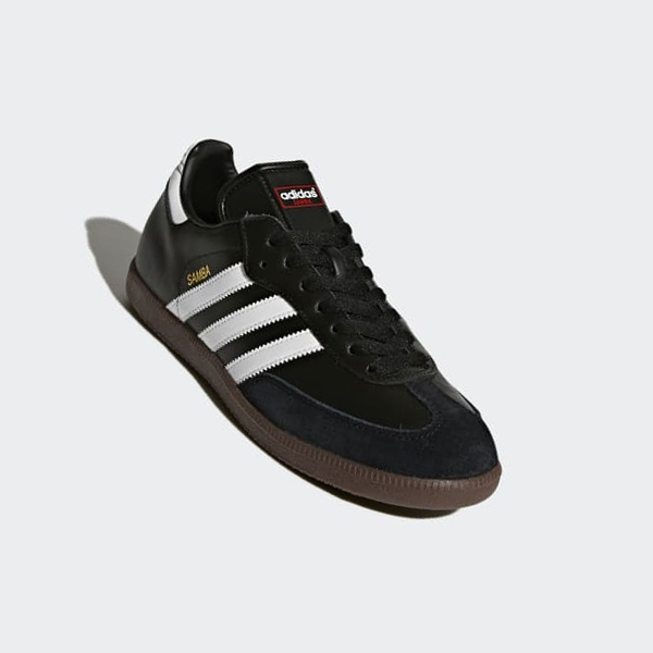 Botas De Futbol Adidas Samba Cuero Hombre Chile Negras - TKWIXN706