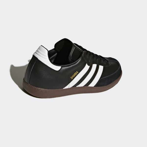 Botas De Futbol Adidas Samba Cuero Hombre Chile Negras - TKWIXN706