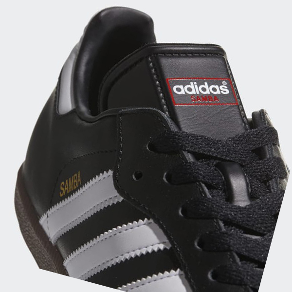 Botas De Futbol Adidas Samba Cuero Hombre Chile Negras - TKWIXN706