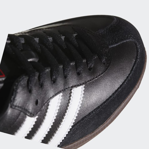 Botas De Futbol Adidas Samba Cuero Hombre Chile Negras - TKWIXN706