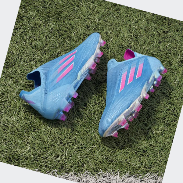 Botas De Futbol Adidas X Speedflow+ Firm Ground Mujer Chile Azules - PFHUGE971