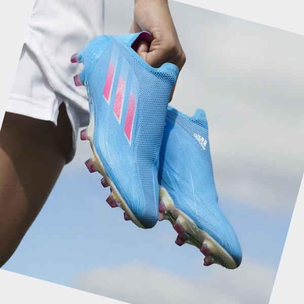 Botas De Futbol Adidas X Speedflow+ Firm Ground Mujer Chile Azules - PFHUGE971