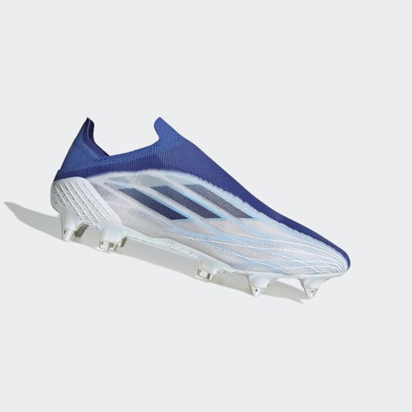 Botas De Futbol Adidas X Speedflow+ Soft Ground Mujer Chile Blancas - IKZUYS748