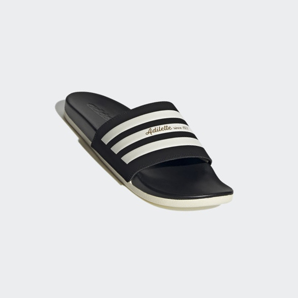 Chanclas Adidas Adilette Comodidad Hombre Chile Negras - PKWZYN098