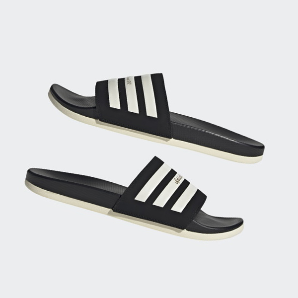 Chanclas Adidas Adilette Comodidad Hombre Chile Negras - PKWZYN098