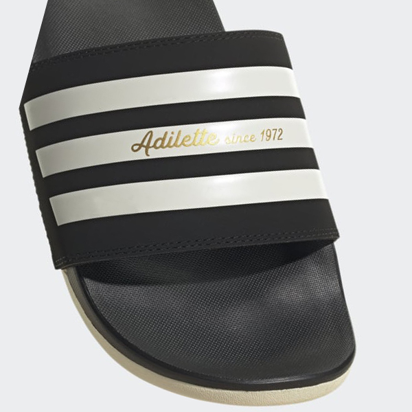 Chanclas Adidas Adilette Comodidad Hombre Chile Negras - PKWZYN098