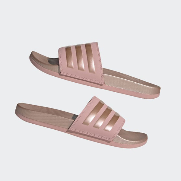 Chanclas Adidas Adilette Comodidad Mujer Chile Rosas - LTXBWU714