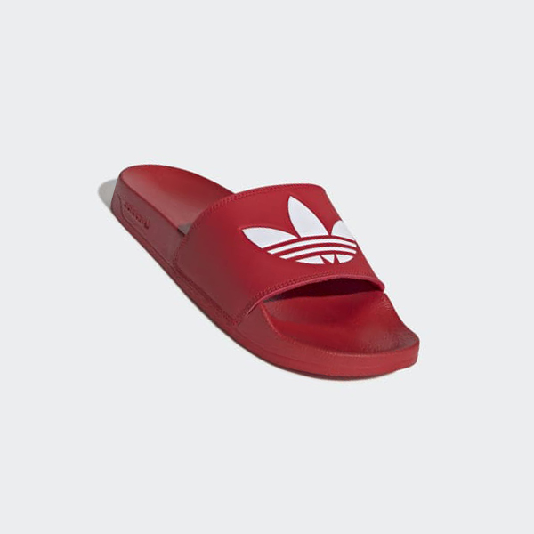 Chanclas Adidas Adilette Lite Hombre Chile Rojas - CZGRVN876