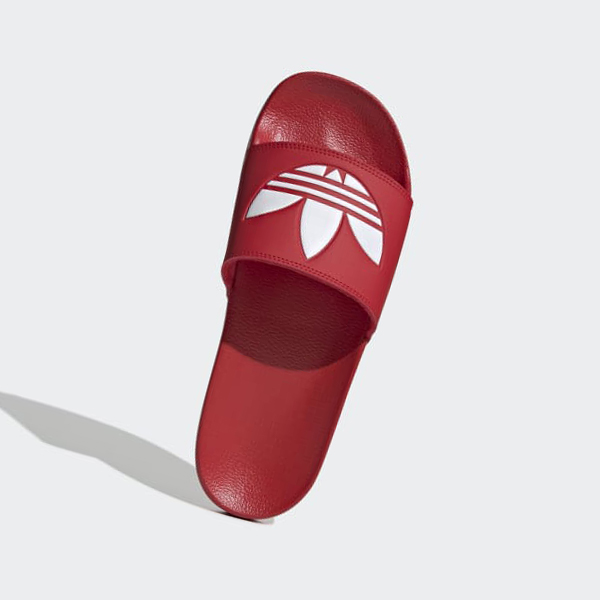 Chanclas Adidas Adilette Lite Hombre Chile Rojas - CZGRVN876