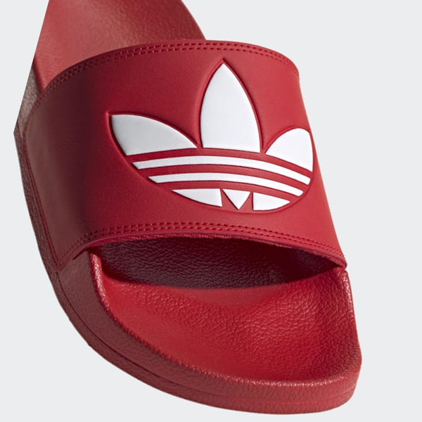 Chanclas Adidas Adilette Lite Hombre Chile Rojas - CZGRVN876