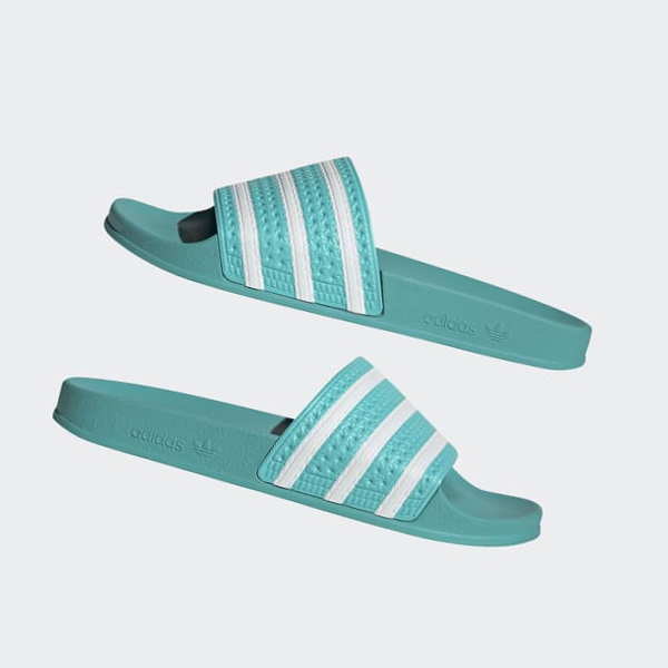 Chanclas Adidas adilette Hombre Chile Turquesa - YNUWZB094