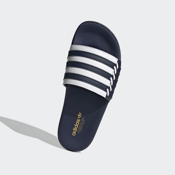 Chanclas Adidas adilette Mujer Chile Azules - LWBCSF081