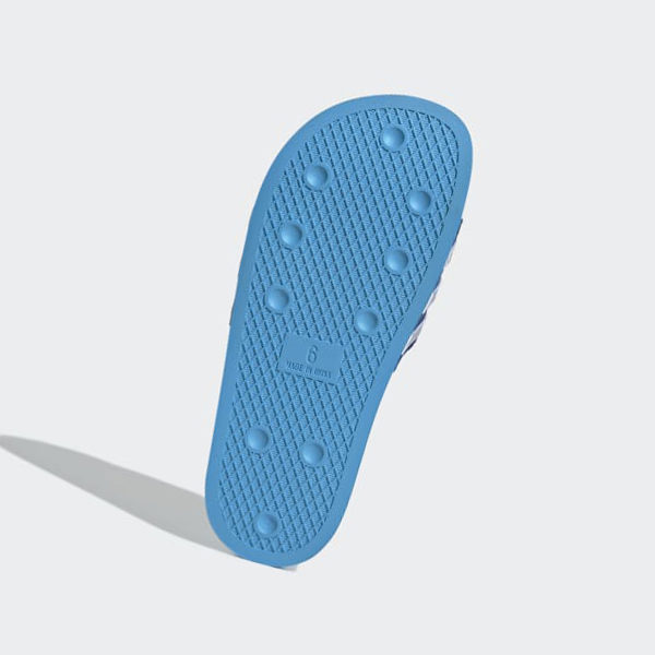 Chanclas Adidas adilette Mujer Chile Azules - YBQLST102