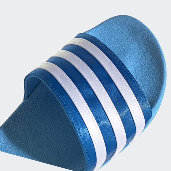 Chanclas Adidas adilette Mujer Chile Azules - YBQLST102