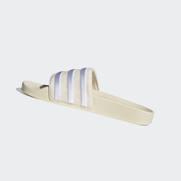 Chanclas Adidas adilette Mujer Chile Beige - YURFHN702