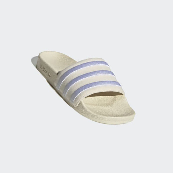 Chanclas Adidas adilette Mujer Chile Beige - YURFHN702