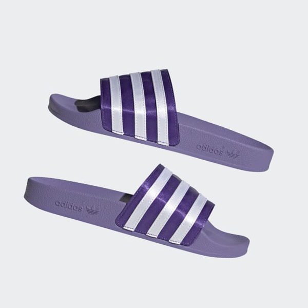 Chanclas Adidas adilette Mujer Chile Moradas - ILJOWG637