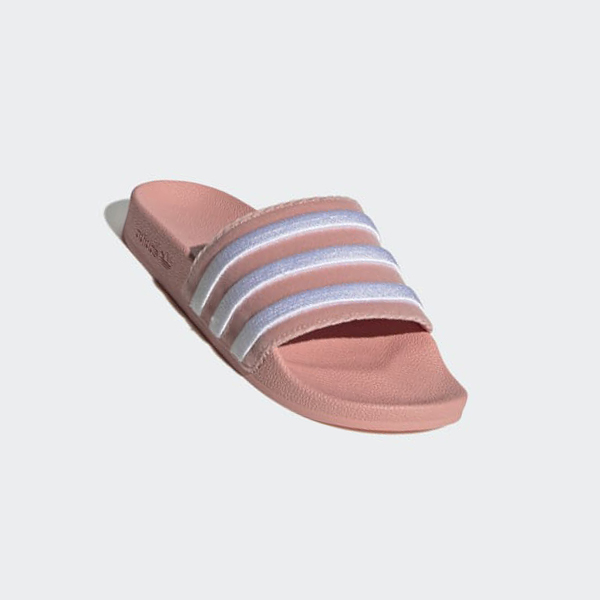 Chanclas Adidas adilette Mujer Chile Rosas - QYRBSE275