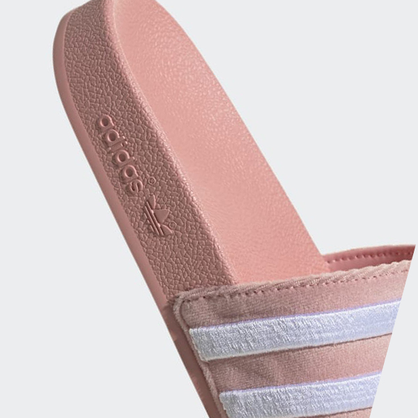 Chanclas Adidas adilette Mujer Chile Rosas - QYRBSE275