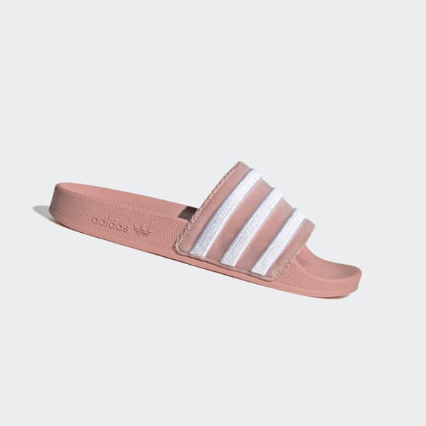 Chanclas Adidas adilette Mujer Chile Rosas - QYRBSE275