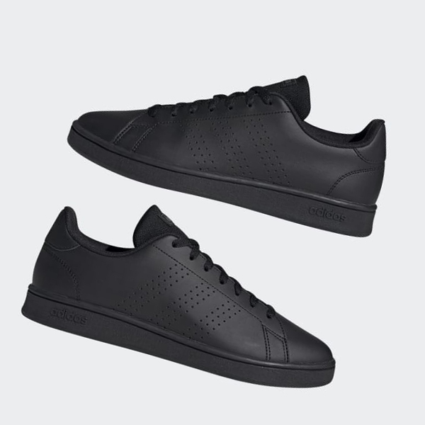 Zapatillas Adidas Advantage Base Hombre Chile Negras - SOMBPN013