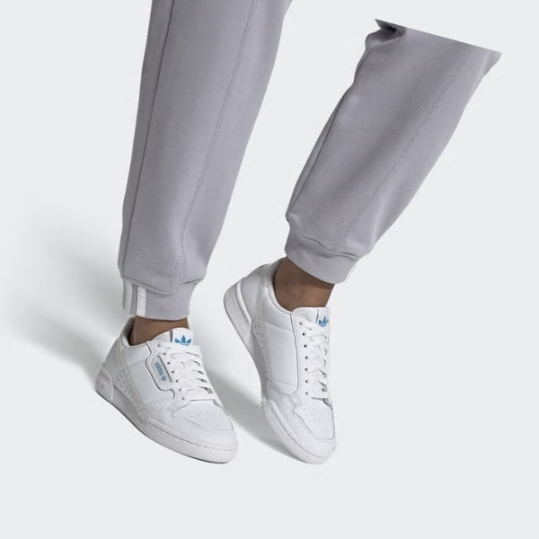 Zapatillas Adidas Continental 80 Mujer Chile Blancas - KHURYA869