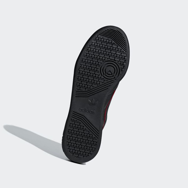 Zapatillas Adidas Continental 80 Mujer Chile Negras - DSBTFR205