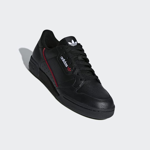 Zapatillas Adidas Continental 80 Mujer Chile Negras - DSBTFR205