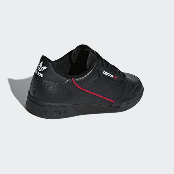 Zapatillas Adidas Continental 80 Mujer Chile Negras - DSBTFR205