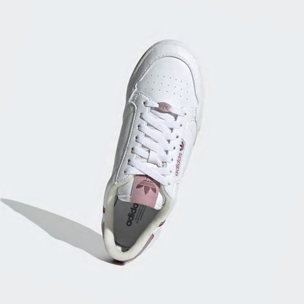 Zapatillas Adidas Continental 80 Vegan Mujer Chile Blancas - BNXPZH089