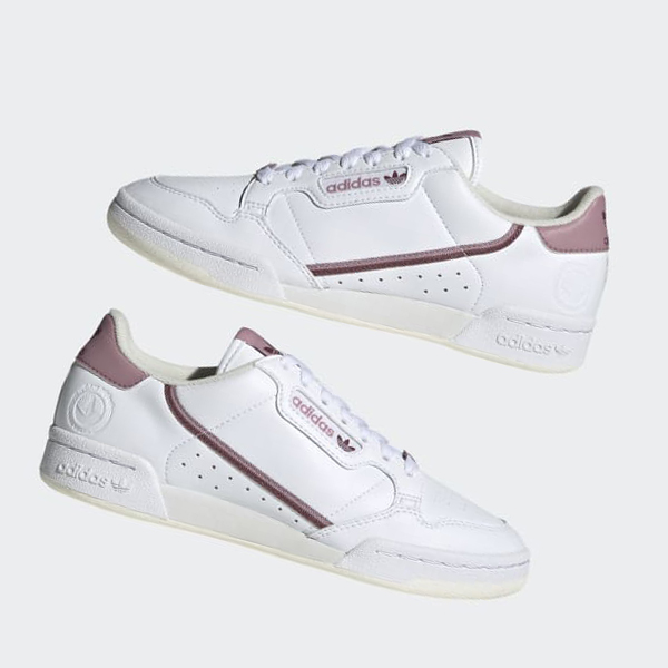 Zapatillas Adidas Continental 80 Vegan Mujer Chile Blancas - BNXPZH089