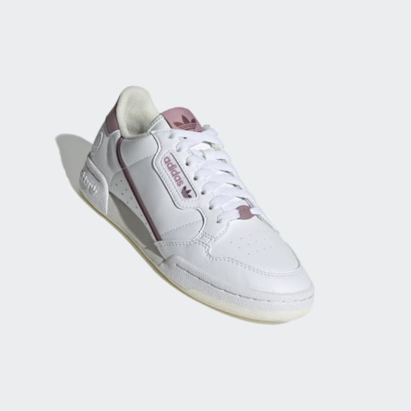 Zapatillas Adidas Continental 80 Vegan Mujer Chile Blancas - BNXPZH089