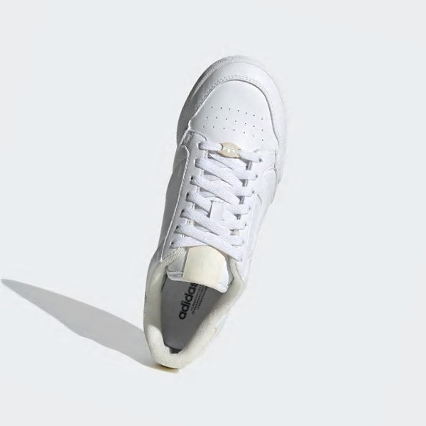 Zapatillas Adidas Continental 80 Vegan Mujer Chile Blancas - VQFLWB935