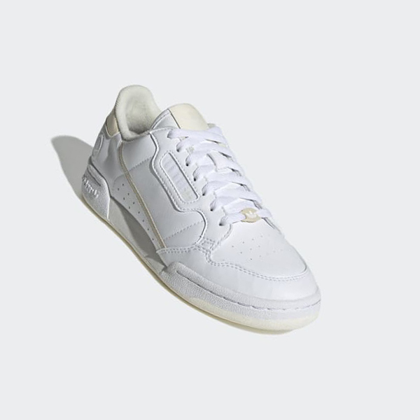 Zapatillas Adidas Continental 80 Vegan Mujer Chile Blancas - VQFLWB935