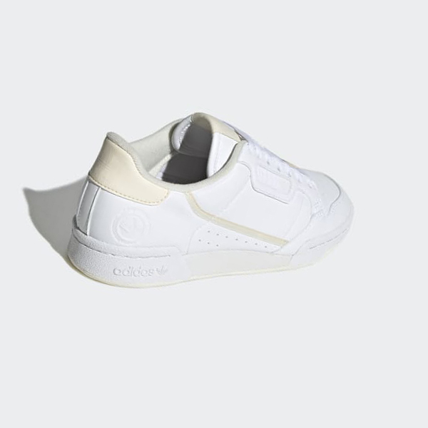 Zapatillas Adidas Continental 80 Vegan Mujer Chile Blancas - VQFLWB935