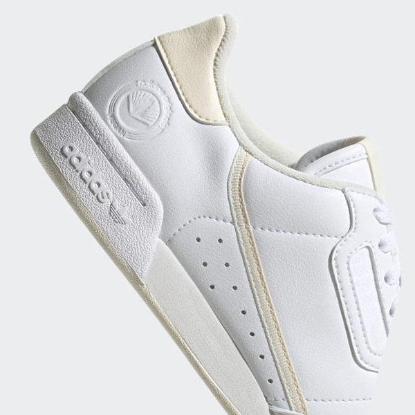 Zapatillas Adidas Continental 80 Vegan Mujer Chile Blancas - VQFLWB935