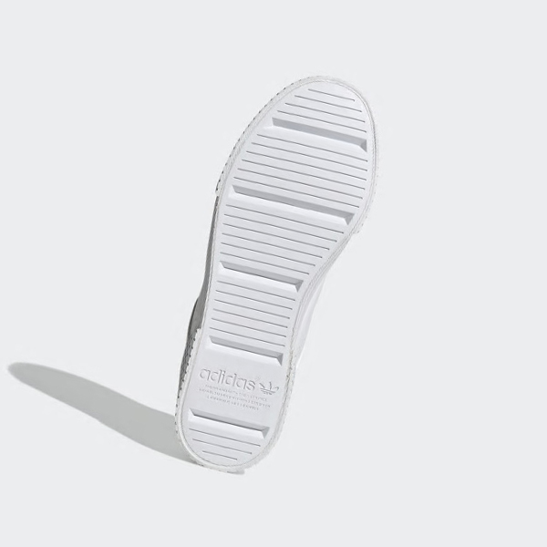 Zapatillas Adidas Court Tourino Mujer Chile Blancas - URBVYJ295