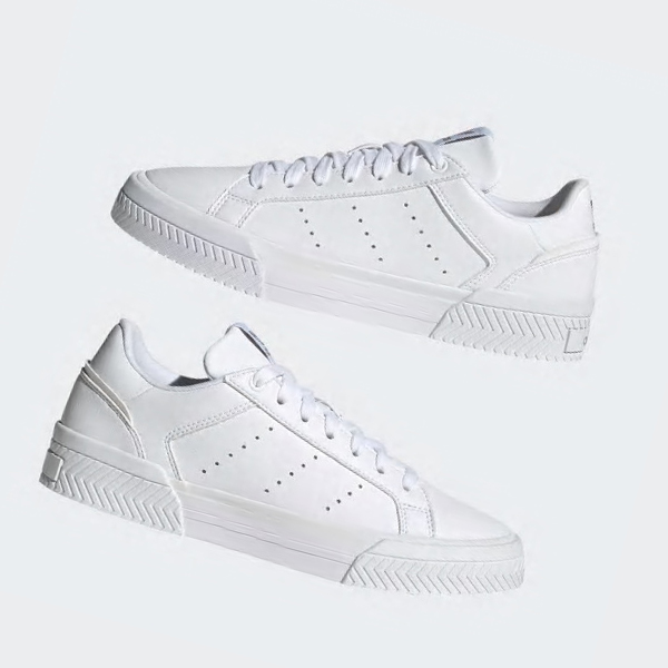 Zapatillas Adidas Court Tourino Mujer Chile Blancas - URBVYJ295