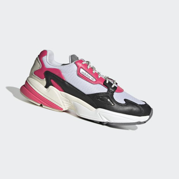 Zapatillas Adidas Falcon Mujer Chile Blancas - ZKXRGT269