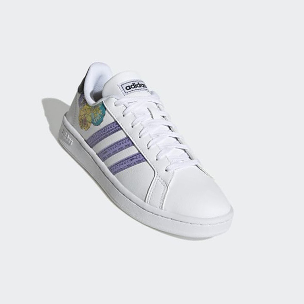 Zapatillas Adidas Grand Court Base Mujer Chile Blancas - BSPRWL832