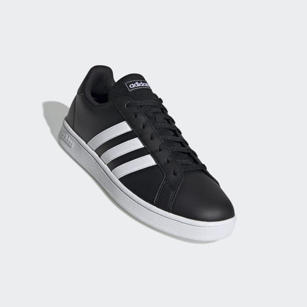 Zapatillas Adidas Grand Court Base Mujer Chile Negras - USXNYL106