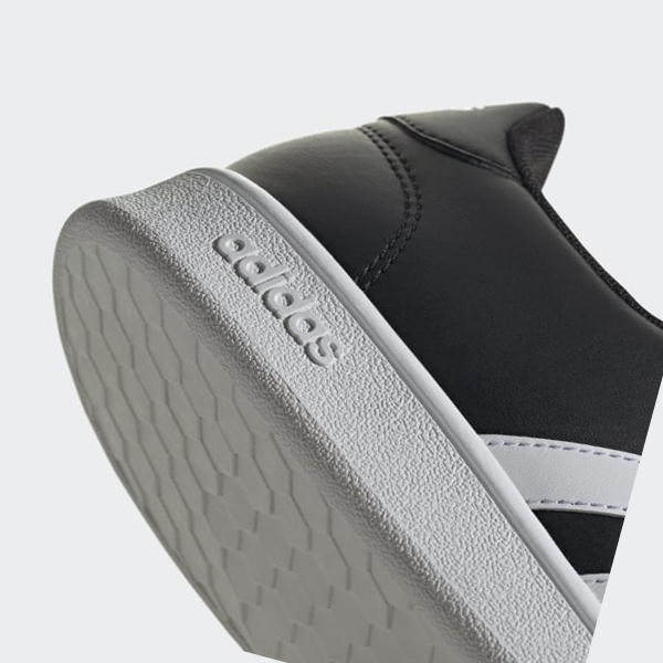 Zapatillas Adidas Grand Court Base Mujer Chile Negras - USXNYL106